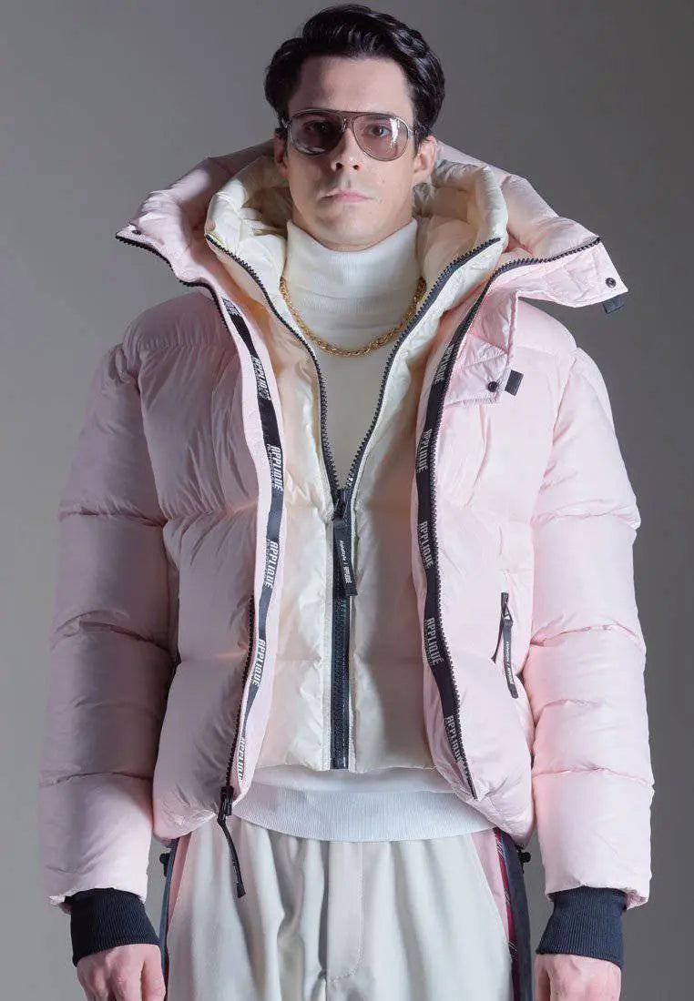 Appliqué by AlphaStyle | Kudu Double Hood Down Jacket - AlphaStyle