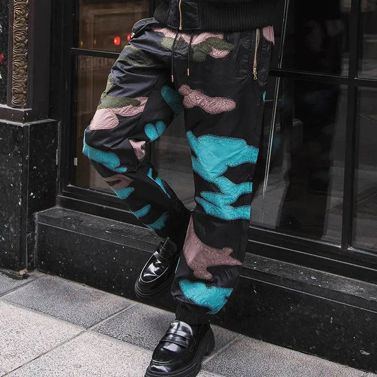 Avery Camouflage Parachute Pants - AlphaStyle