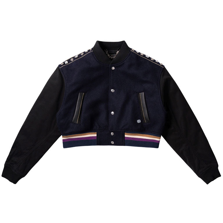 Briley Cropped Varsity Jacket