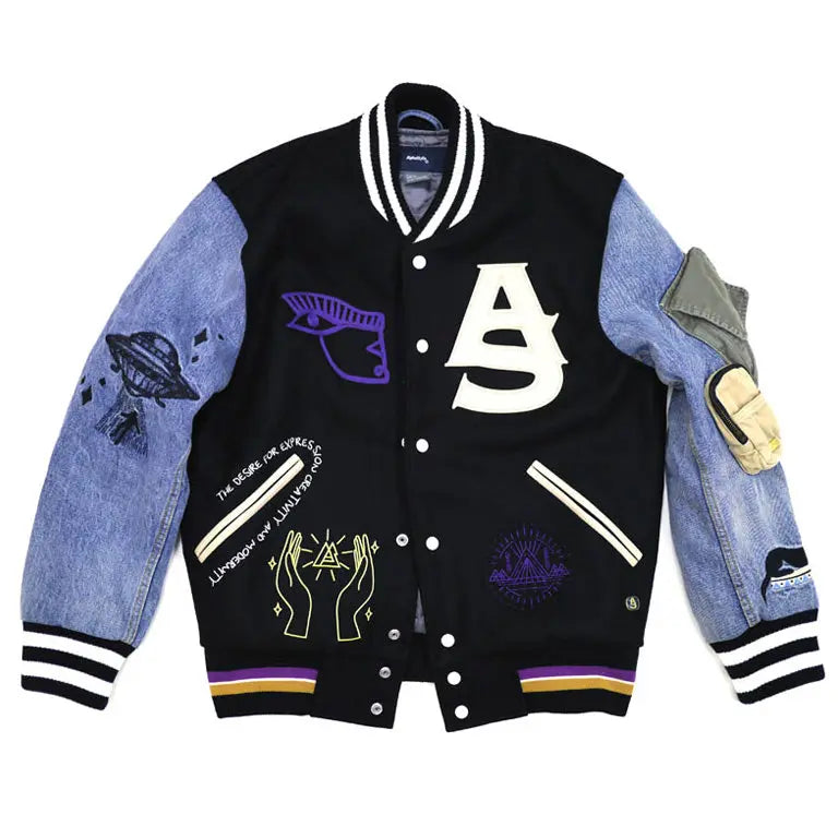 Lionrock Letterman Jacket - AlphaStyle