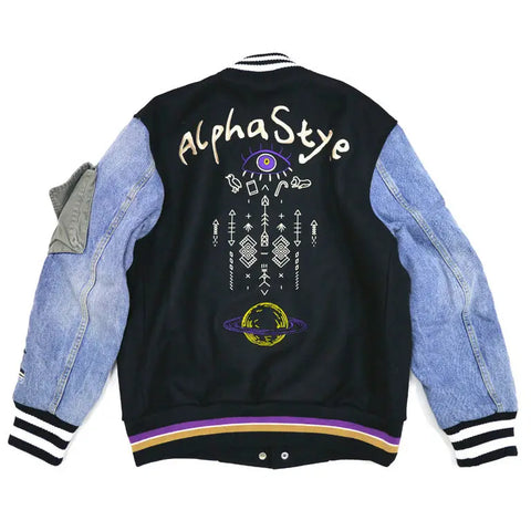 Lionrock Letterman Jacket - AlphaStyle