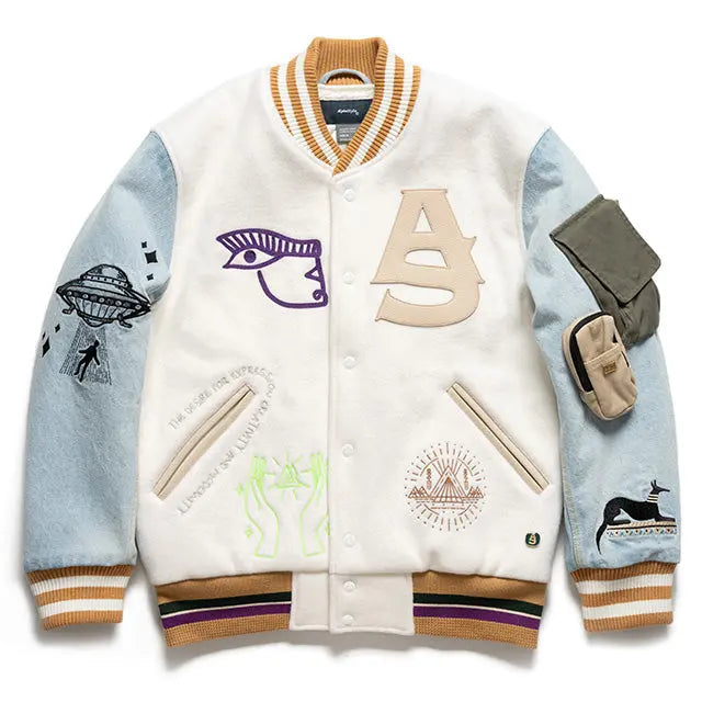 Lionrock Letterman Jacket - AlphaStyle