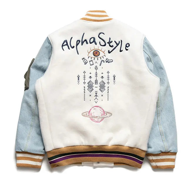 Lionrock Letterman Jacket - AlphaStyle