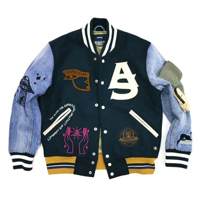 Lionrock Letterman Jacket - AlphaStyle