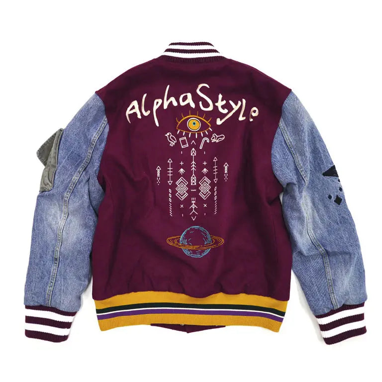 Lionrock Letterman Jacket - AlphaStyle