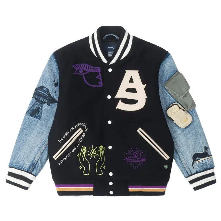 Lionrock Letterman Jacket - AlphaStyle