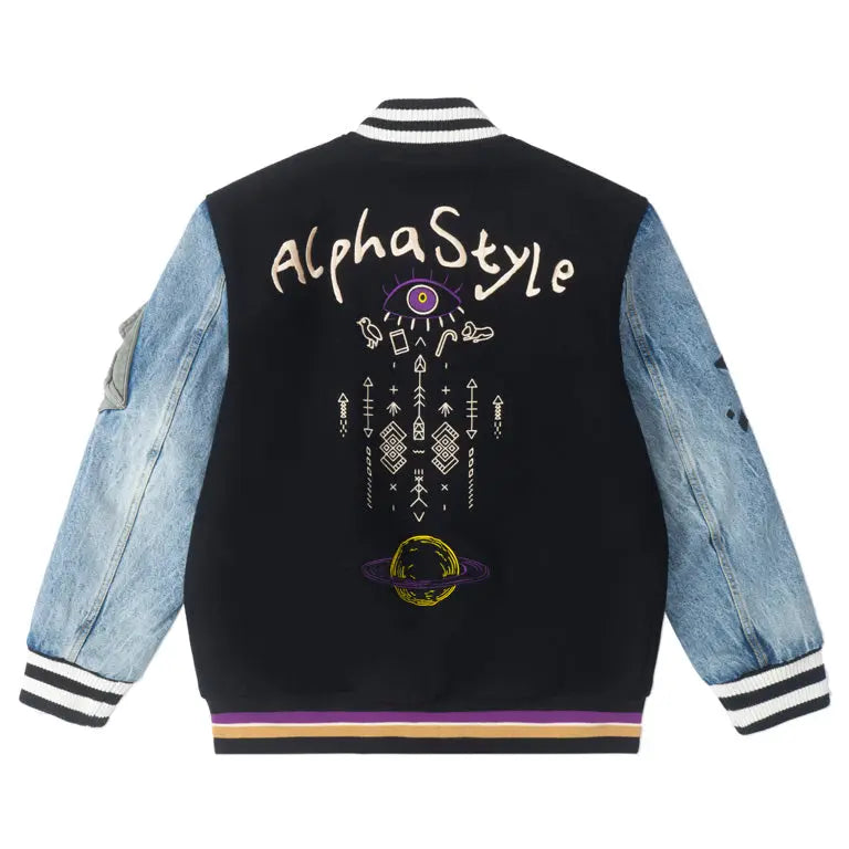 Lionrock Letterman Jacket - AlphaStyle