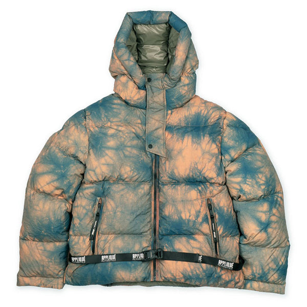 Kang Tie-Dye Hooded Down Jacket - AlphaStyle