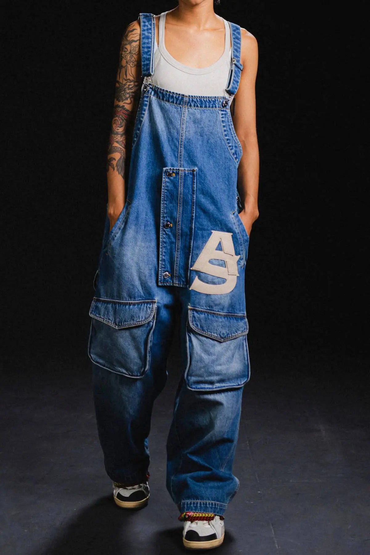 Wallace Denim Overall - AlphaStyle