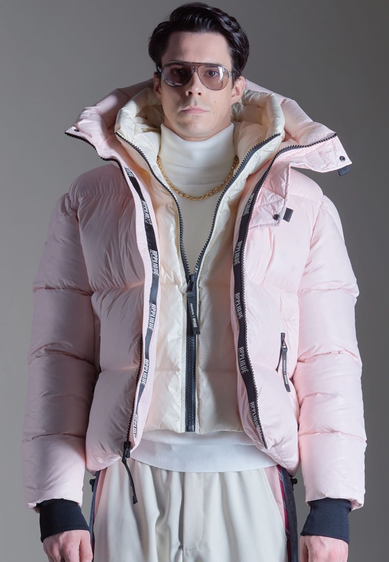 Appliqué by AlphaStyle | Kudu Double Hood Down Jacket