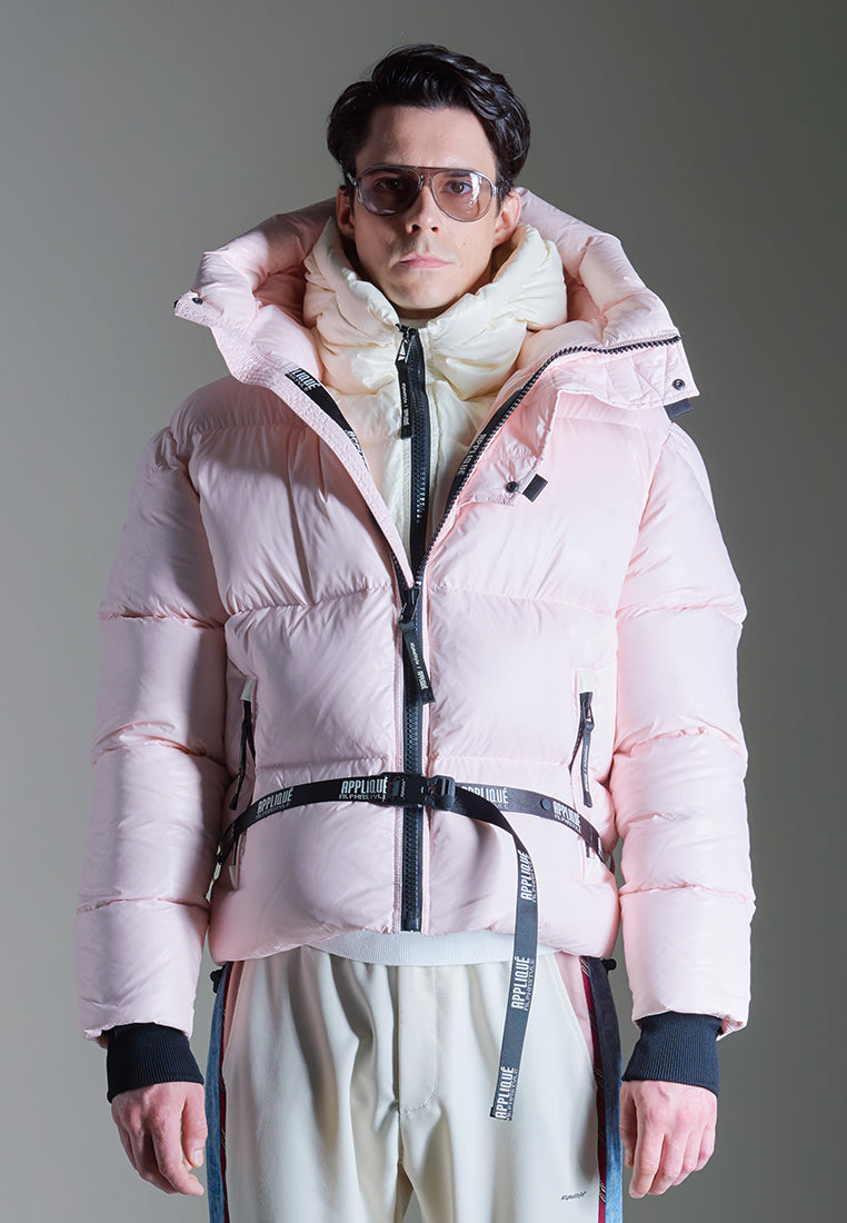 Appliqué by AlphaStyle | Kudu Double Hood Down Jacket